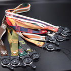 Detachable Polyester 0.65mm Mobile Phone Lanyards