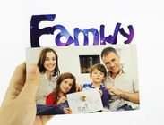 Matte White MDF Sublimation Blanks Transfer Family Photo Panel